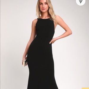 Lulu’s bridesmaid dress, black, size XL, only worn once